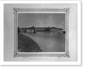 Vintage Photo Print - Facade of the Imperial Military Academy.Abdullah