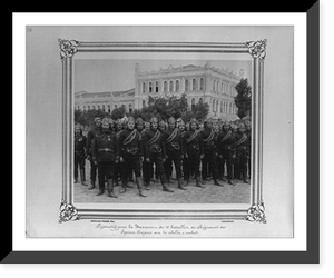 Preparations for the drill of the First Battalion of the Fire Brigade with hooked ladders.Abdullah Fr&egrave;res, Phot., Constantinople, Vintage Poster