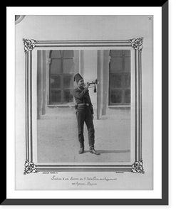 Position of Bugler of the First Battalion of the Fire Brigade.Abdullah Fr&egrave;res, Phot., Constantinople. Classic, Antique Wall Art