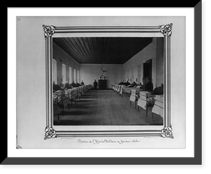 A ward in the Military Hospital at Haydarpasa.Constantinople, Abdullah Fr&egrave;res, Historic Reproduction