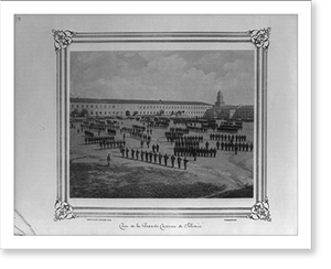 Vintage Americana Print - The courtyard of the great Selimiye