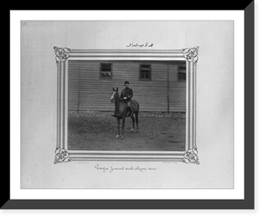 Historic Framed Print, [Gonca: A reddish Arabian mare].Constantinople, Abdullah Fr&egrave;res.,  17-7/8" x 21-7/8"