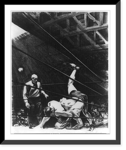 Reverse headlock Classic, Vintage Wall Art