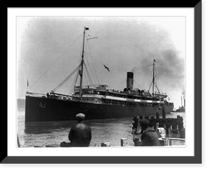 S.S. SONOMA, Matson Line passenger ship now out of service. She and her sister ships have been replaced by modern luxury liners on the route between California and Australia Timeless Wall Art Print