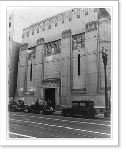 Vintage Americana Print - Los Angeles - Stock Exchange home office