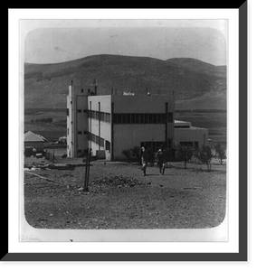 Ein Harod, childrens' home - Mts. of Gilboa in backgrd, Historic Reproduction