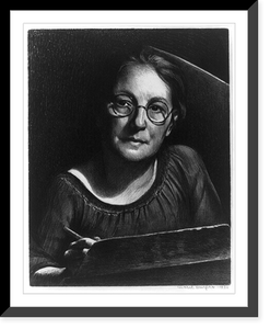 Historic Framed Print, [Self-portrait] - 5,  17-7/8" x 21-7/8"