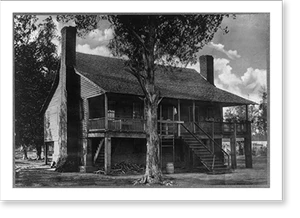 Black & White Photo - The old Ford home, Columbia, Mississippi