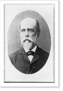 Black & White Photo - Alfred Iverson, 1829 - Antique Wall Decor Print