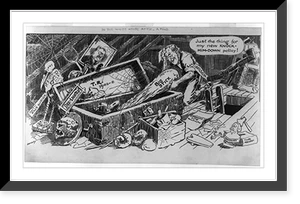 Antique Architecture - White House - In the attic, a find