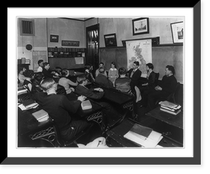 Conversation class, Springfield Missouri High School, Vintage Print