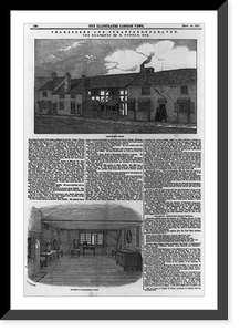 Historic Architecture - Shakespeare's House - Framed Wall Art Gift Idea