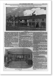 Historic Architecture - Shakespeare's House - Framed Wall Art Gift Idea