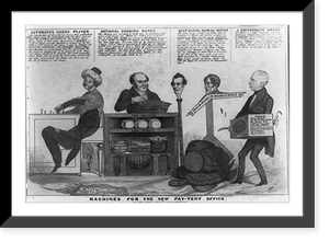 Machines for the new pay-tent office, Vintage Print