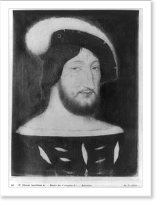 Vintage Americana Print - Francois I, King of France, 1494