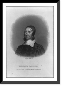 Antique Photo Print - Richard Baxter, 1615 - Framed Wall Art Gift Idea