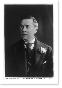 Antique Photo Print - Joseph Chamberlain, 1836 - Vintage Wall Art Gift