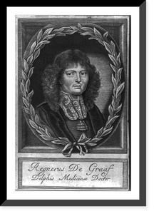 Black & White Photo - Regnier de Graaf, 1641 - Framed Wall Art Gift Idea
