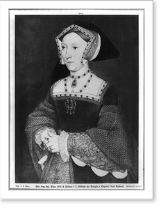 Vintage Photo Print - Jane Seymour, Queen of England, 1500