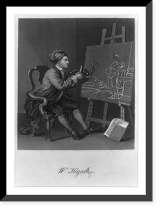 William Hogarth, 1697-1764, Vintage Poster
