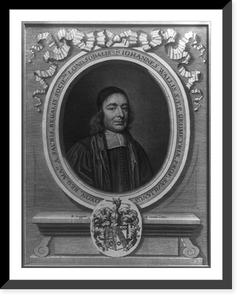 Historic Framed Print, John Wallis, 1616-1703,  17-7/8" x 21-7/8"