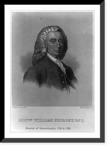 Historic Framed Print, William Shirley, fl. 1739-1780,  17-7/8" x 21-7/8"