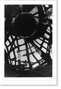Vintage Americana Print - Statue of Liberty - Lights inside torch III