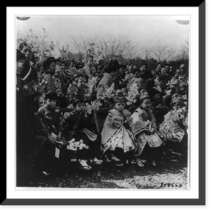 The wee pots children of Japan celebrating the greatest religious festal day of the East Classic, Vintage Poster