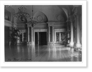 Vintage Building Photo - Willard Hotel ballroom - Historic Wall Art Gift