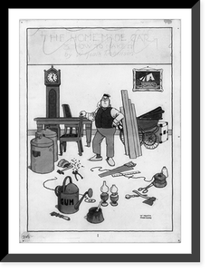 Historic Framed Print, [The home-made car, no. 1],  17-7/8" x 21-7/8"