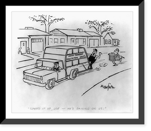 Speed it up, Joe, he's gaining on us"", Antique Wall Art