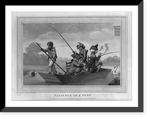 Patience in a punt, Vintage Print