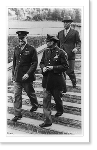 Historic Photo Print - Gen. Dwight D. Eisenhower and a Brig. Gen
