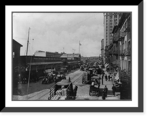 Vintage Nautical Print - New York City - West Street along pier 10