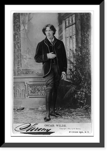 Historic Framed Print, Oscar Wilde.Sarony. - 9,  17-7/8" x 21-7/8"