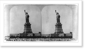 Antique Maritime - New York City - Bartholdi's colossal Statue