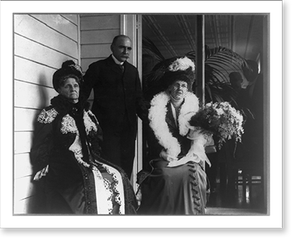 Vintage Photo Print - Hetty Howland Robinson Green seated on porch