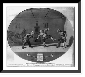 Les caprices de la goute, ballet arthritique, Historic Print