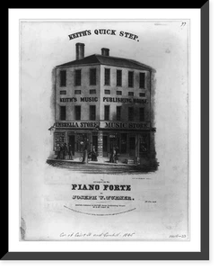 Antique Photo Print - Keith's Quick Step - Antique Wall Decor Print