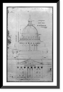 Cathedrale of Saint Isaac at St. Petersbourg, Vintage Poster