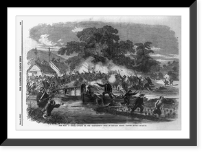 The war in China - attack on the Banterer's" boat in Sai-Lau Creek, Canton River", Vintage Wall Art