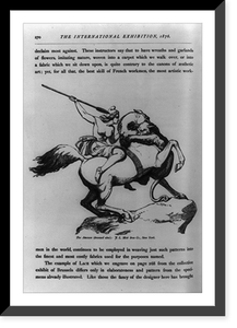 The Amazon (bronzed zinc): F.L. Mott Iron Co., New York, Vintage Poster