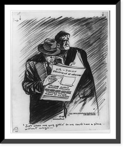 Just when we wuz gittin' so we could hear a plane without cringin'"", Antique Poster