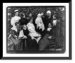 Col. Robert Green Ingersoll and his family taken at Walston", Dobbs Ferry, New York, his country home in 1892", Vintage Poster