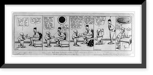 Historic Framed Print, Mutt and Jeff. Mutt,  just slip on these new glasses of mine"",  17-7/8" x 21-7/8"