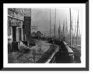 Historic Framed Print, Strasse Beiden Vorsetzen"",  17-7/8" x 21-7/8"