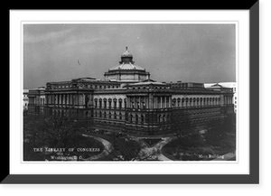 Historic Framed Print, Library of Congress - 2,  17-7/8" x 21-7/8"