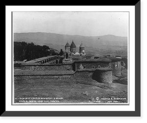 Armenian monastery of Surb Karapet (the Holy Precursor, St. John the Baptist) in Mush (Mus İli), Turkey, Vintage Poster