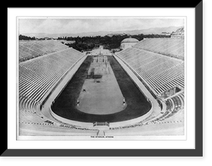 Historic Framed Print, The stadium, Athens,  17-7/8" x 21-7/8"