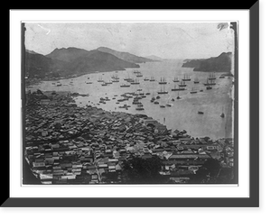 Historic Framed Print, Grant's world tour - Japan - Nagasaki,  17-7/8" x 21-7/8"
